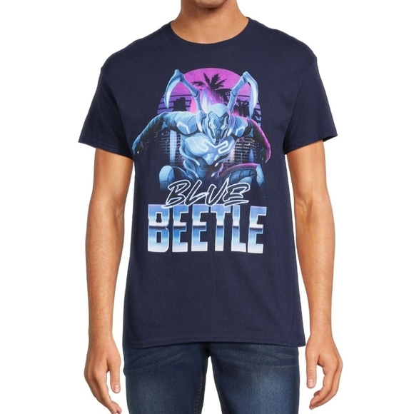 BLUE BEETLE GRAPHIC SHIRT - Picture 1 of 10
